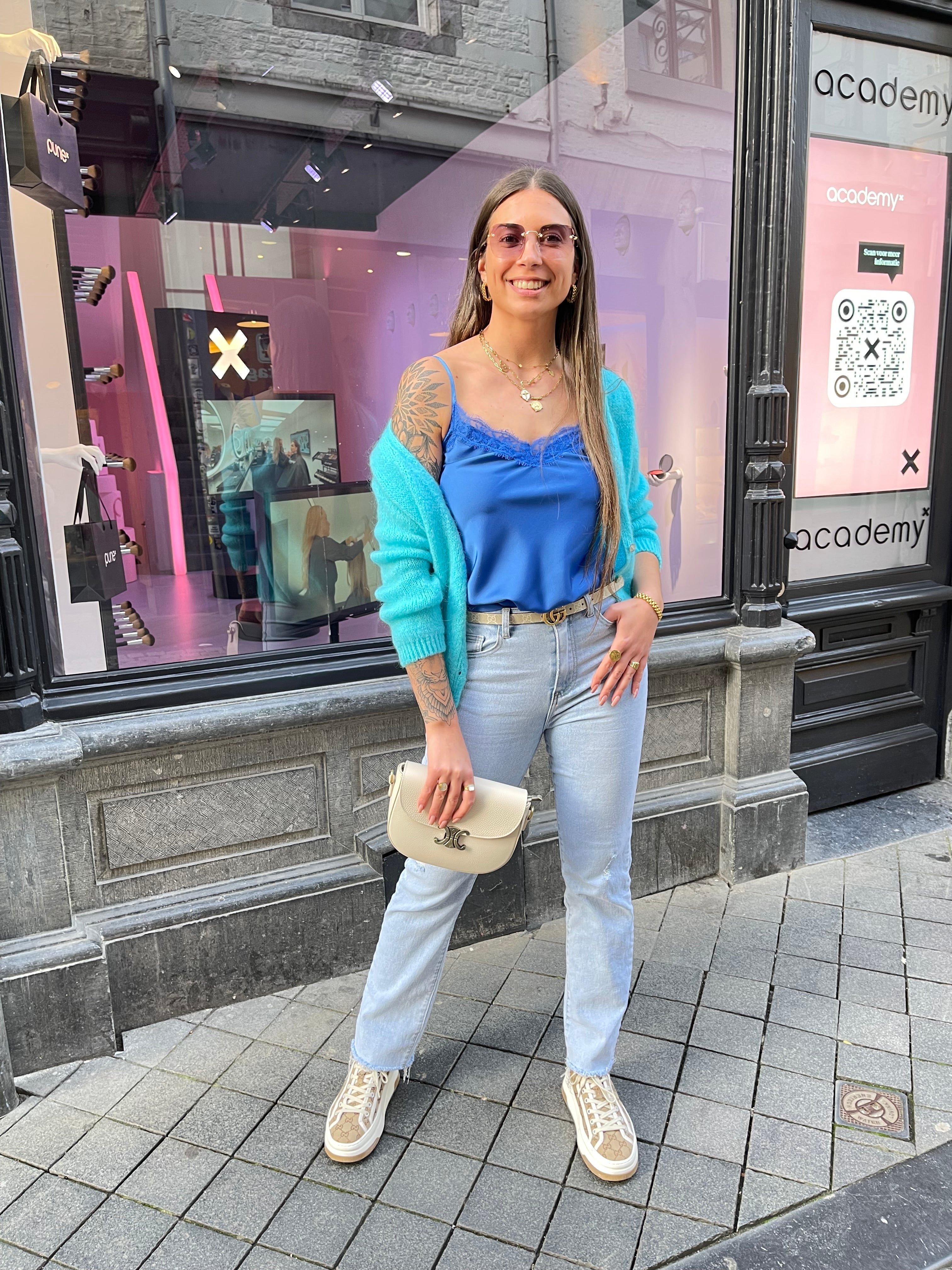 The Perfect Top Ocean Blue - MyBajka