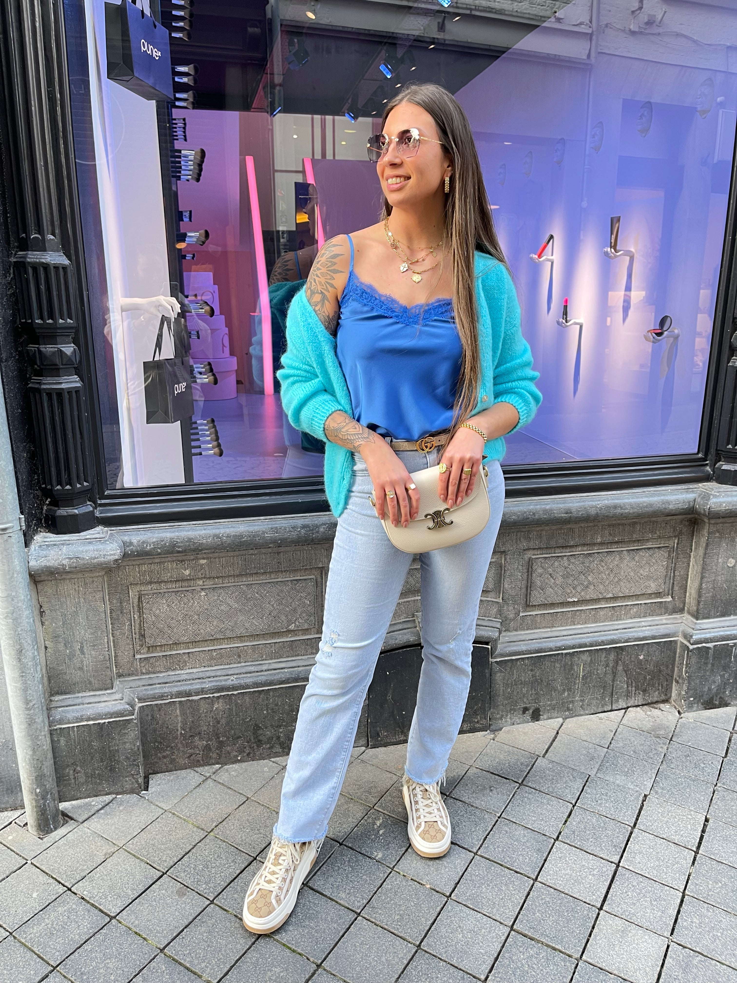 The Perfect Top Ocean Blue - MyBajka